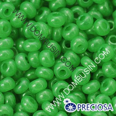 Бисер Preciosa 10/0 цв. 17156, Непрозрачный Радужный OL, Зеленый, Круглый, (УТ0001971)