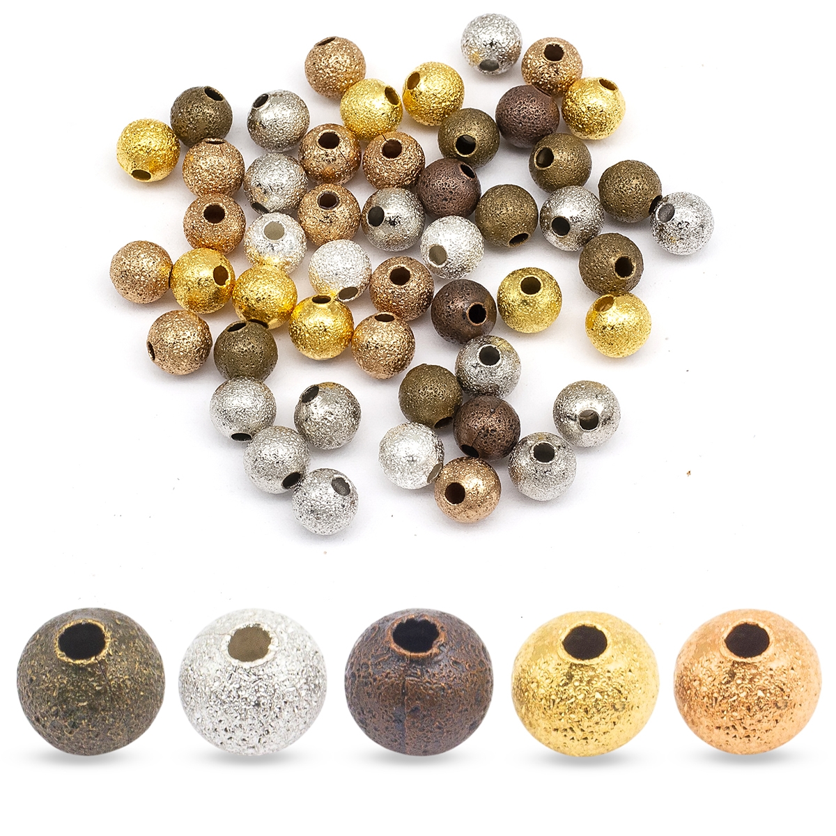 Бусины с Эффектом "Звездной Пыли"