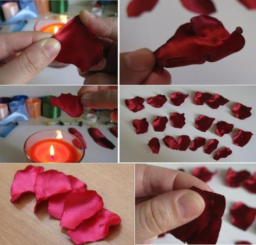 Как сделать цветы из атласных лент своими руками - пошаговый мастер-класс