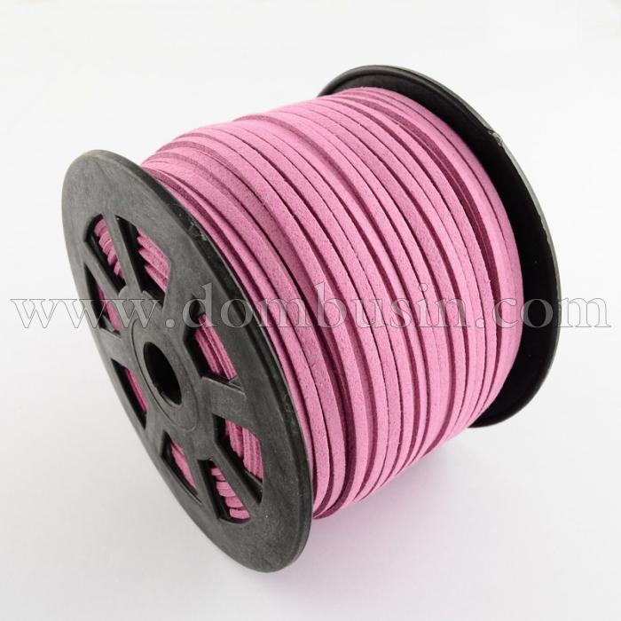 Шнур Замшевый, Цвет: Фламинго