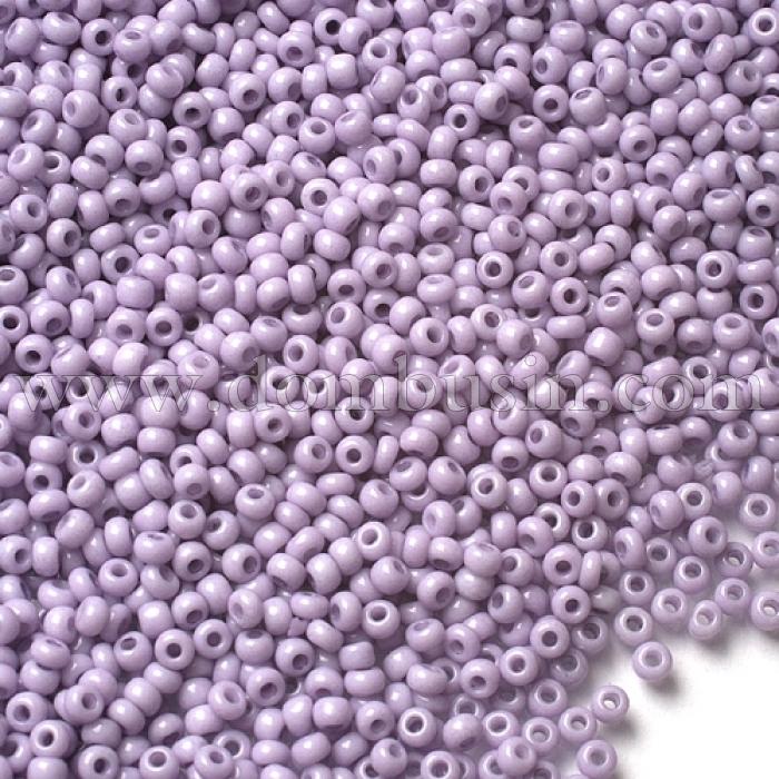 Бісер 03122 Чеський Preciosa 10/0, Солгель Пофарбований SDC, Бузковий, Круглий, (УТ0004437)