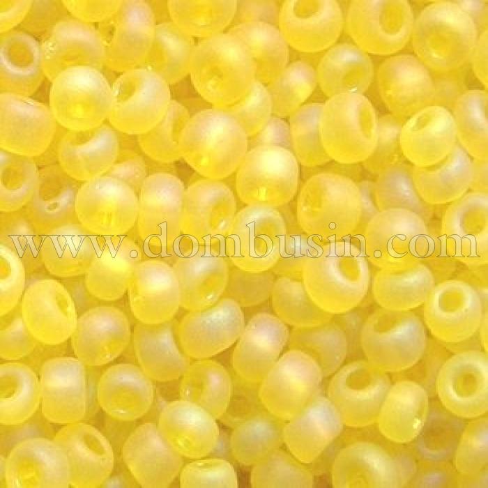 Бісер 83130 Чеський Preciosa 10/0, Непрозорий матовий OM, Жовтий, Круглий, (УТ0004478)