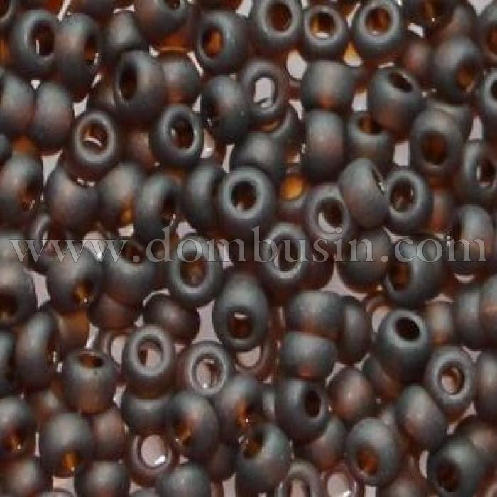 Бісер 93300 Чеський Preciosa 10/0, Непрозорий матовий OM, Коричневий, Круглий, (УТ0004480)