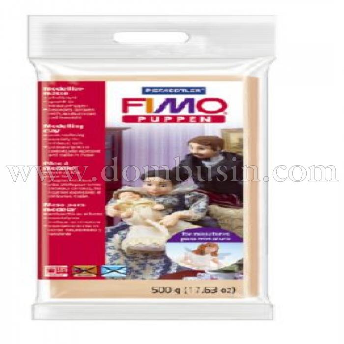Полимерная Глина, FIMO Puppen, Фарфор для кукол, 1 блок 500 г, Цвет: Телесный, (УТ0006764)