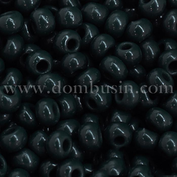 Бисер 53270 Чешский Preciosa 10/0, Естественный Непрозрачный NO, Зеленый, Круглый, (УТ0010305)