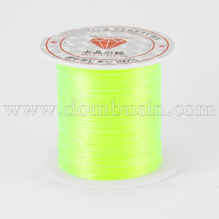 Нить Упругая Эластичная 0.8мм/10м, Цвет: Салатовый, Толщина 0.8мм, около 10м/1катушка, (УТ0026593)
