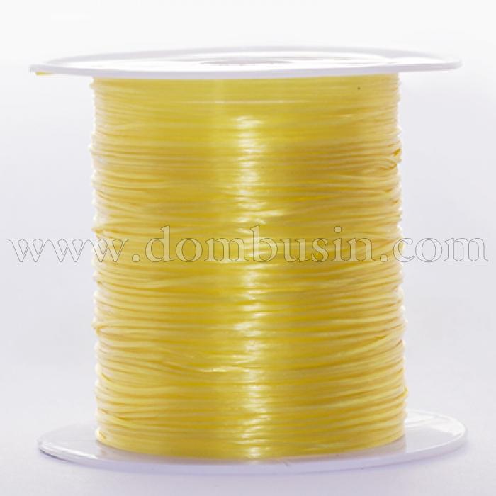 Нить Упругая Эластичная 0.8мм/10м, Цвет: Оранжевый, Толщина 0.8мм, около 10м/1катушка, (УТ0026598)