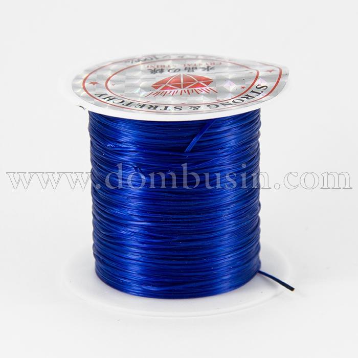 Нить Упругая Эластичная 0.8мм/10м, Цвет: Синий, Толщина 0.8мм, около 10м/1катушка, (УТ0026600)