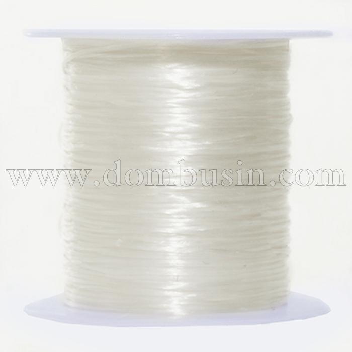 Нить Упругая Эластичная 0.8мм/10м, Цвет: Бесцветный, Толщина 0.8мм, около 10м/1катушка, (УТ0026602)
