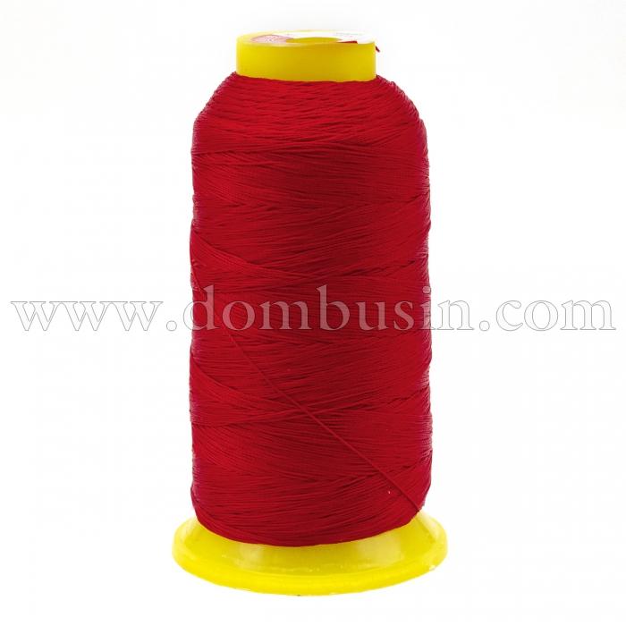 Нить Полиэстер Швейная в катушках, Цвет: Красный, Толщина 0.5мм, около 870м/1катушка, (УТ100005581)