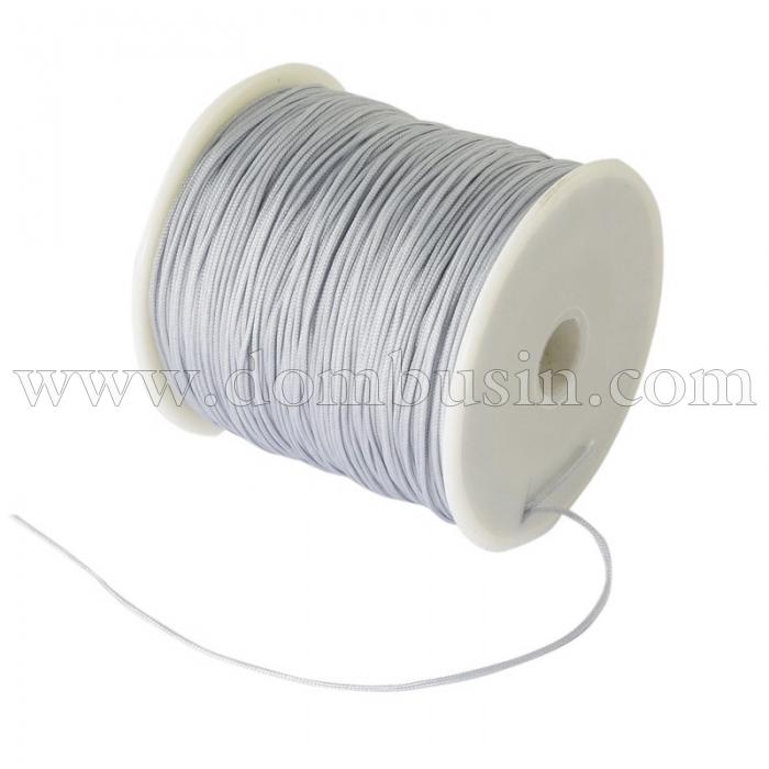 Шнур Нейлоновий, Колір: Світло-сірий, Розмір: Діаметр 0.5мм, (УТ100009782)