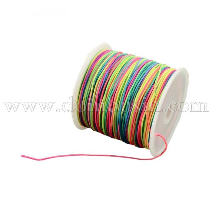 Шнур Нейлоновый, Цвет: Разноцветный, Размер: Диаметр 0.8мм, (УТ100009791)