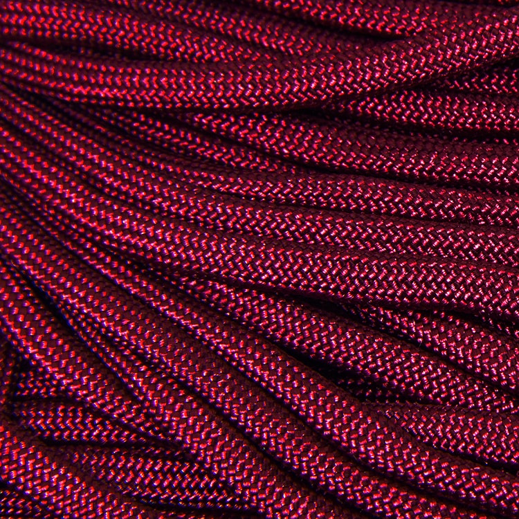 Шнур Паракорд Поліестер та Спандекс 7-ми жильний, Колір: Бордовий, Розмір: 4-5мм, (УТ100009929)