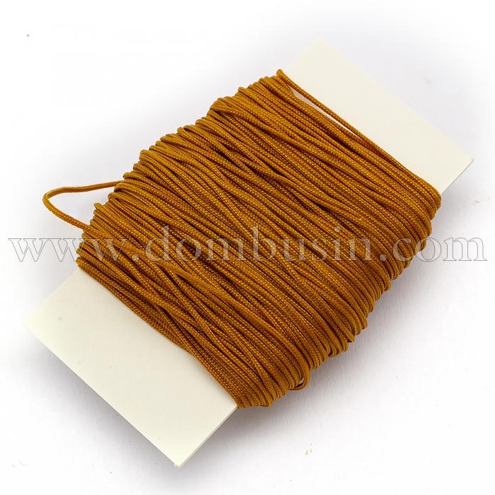 Шнур Нейлоновий, Колір: Світло-коричневий, Розмір: Діаметр 0.8мм, (УТ100009792)