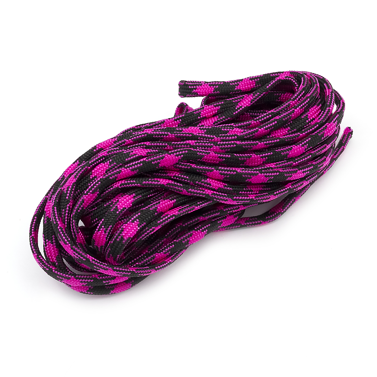 Шнур Паракорд Поліестер та Спандекс 7-ми жильний Смугастий, Колір: Темно-рожевий, Розмір: Діаметр 4мм, (УТ100009136)