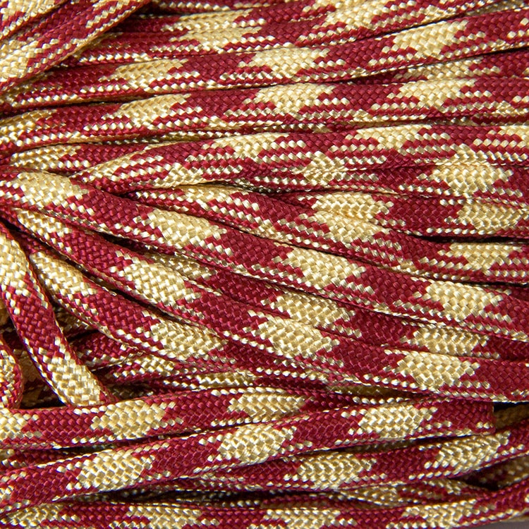 Шнур Паракорд Поліестер та Спандекс 7-ми жильний Смугастий, Колір: Коричневий, Розмір: 4мм, (УТ100009108)