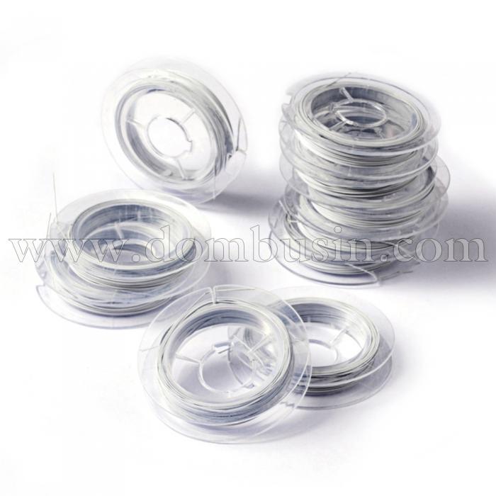 Тросик Ювелирный Сталь 0.38мм/10м, Цвет: Серый, Размер: Диаметр 0.38мм, 10м/катушка, (УТ100012157)