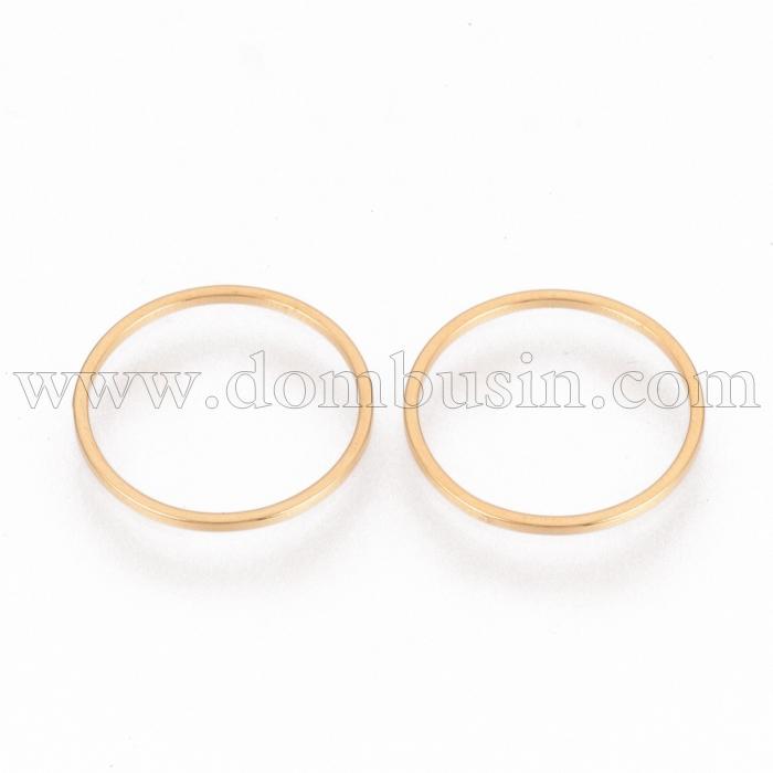 Конектор Кільце, Латунь, Колір: Золото, Розмір: 30х1мм, (УТ100016356)