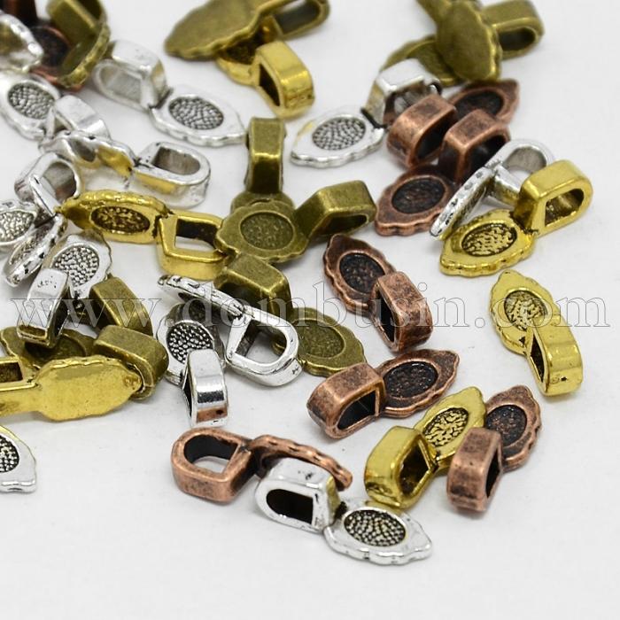 Держатель под Кабошон, Сплав, Цвет: Микс