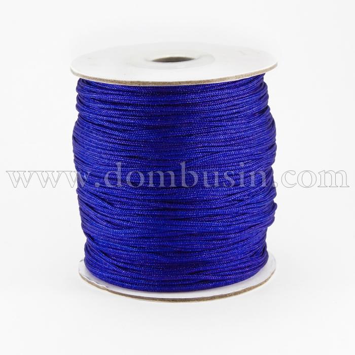Шнур Нейлоновый, Цвет: Синий, Размер: Диаметр 1.5мм, (УТ100018513)