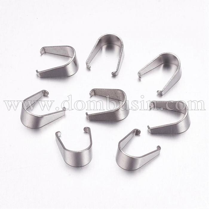 Тримачі для Підвісок, Нержавіюча Сталь, Розмір: 9х7.5х4мм (УТ100019005)