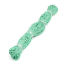 Шнур Вощеный Хлопковый 1мм/300м, Бирюзовый,1мм, около 300м/связка, (УТ100031637)