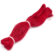 Шнур Вощеный Хлопковый 1мм/300м, Малиновый, 1мм, около 300м/связка, (УТ100031647)