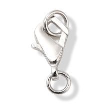 Серебро 925 Застежка Карабин-Лобстер с Родиевым Покрытием, 11х6.5х2.5мм, (УТ100031699)