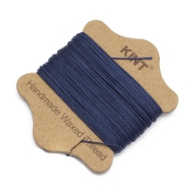 Шнур Вощеный Нейлоновый для Плетения, Макраме и Бижутерии, Морской Синий, 0.65мм, около 20м/катушка, (УТ100031869)