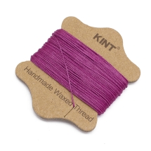 Шнур Вощеный Нейлоновый для Плетения, Макраме и Бижутерии, Фиолетовый, 0.65мм, около 20м/катушка, (УТ100031871)