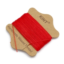 Шнур Вощеный Нейлоновый для Плетения, Макраме и Бижутерии, Темно-Красный, 0.65мм, около 20м/катушка, (УТ100031877)