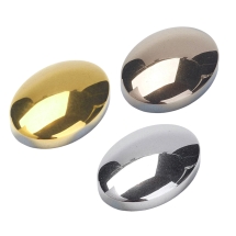 Набор Кабошоны Синтетический Немагнитный Гематит Овальные, Класс А, Микс, 24.5x17.5x6мм, 3шт/набор, (УТ100031965)