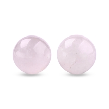 Натуральный Розовый Кварц Круглые, 19-21мм, без Отверстия, (УТ100031999)