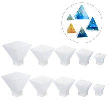 Набор Силиконовые Формы, Молд для Рукоделия, Пирамида, 25-67x23.5-67x25-67мм, 10шт, (УТ100032002)