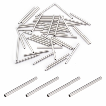 Бусины Трубочки Нержавеющая Сталь, 20х1.5мм, Отверстие 1мм, (УТ100032037)