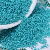 Бісер MIYUKI Delica DB0658 11/0, Dyed Opaque Turquoise Green, 2000шт/10г, (УТ100032388)