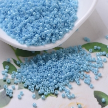 Бісер MIYUKI Delica DB0215 11/0, Opaque Turquoise Blue Luster, 1000шт/5г, (УТ100032401)