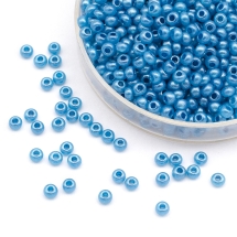 Бисер Чешский Preciosa 33119/17765/10, Алебастр, Круглый, Голубой, 10/0, 2.3мм (УТ100032568)