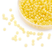 Бисер Чешский Preciosa 33119/62181/10, Алебастр Цветной, Круглый, Желтый, 10/0, 2.3мм (УТ100032575)