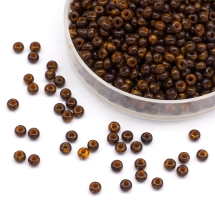 Бісер Чеський Preciosa 33119/99110/10, Травертин, Круглий, Коричневий, 10/0, 2.3мм (УТ100032579)