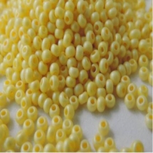 Бисер Чешский Preciosa 33139/16686/10, Непрозрачный Матовый, Круглый, Желтый, 10/0, 2.3мм (УТ100032585)
