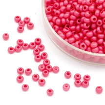 Бісер Чеський Preciosa 33139/16697/10, Непрозорий Матовий, Круглий, Рожевий, 10/0, 2.3мм (УТ100032587)