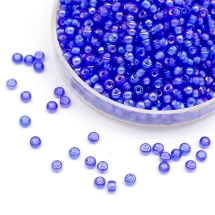 Бисер Чешский Preciosa 33119/35058/10, Алебастр, Круглый, Голубой, 10/0, 2.3мм (УТ100032594)