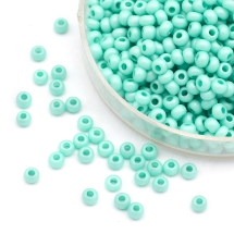 Бисер Чешский Preciosa 33139/16658/10, Алебастр Матовый, Круглый, Морская волна, 10/0, 2.3мм (УТ100032595)