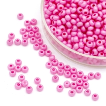 Бисер Чешский Preciosa 33139/16695/10, Непрозрачный Матовый, Круглый, Розовый, 10/0, 2.3мм (УТ100032596)