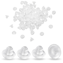 Заглушки Пластик, Бесцветный, 5х7мм, Отверстие 0.3мм, 1000шт (УТ100032611)