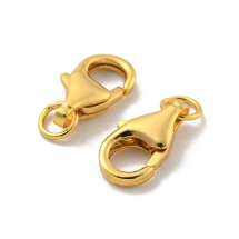 Серебро 925 Застежка Карабин-Лобстер, Позолота 18К, 12х5х2мм, (УТ100032818)