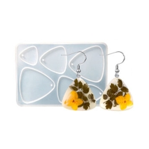 Силіконова Форма Молд для Рукоділля, Трикутник, 105х75х5.7мм, Внутрішній розмір 19-38.5х20-40.5мм, (УТ100032932)