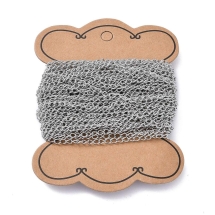 Цепь Витая, Нержавеющая Сталь, Паяная, 4х3х0.6мм, (УТ100032863)