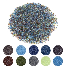 Бисер Китайский 12/0, Круглый, Микс, (УТ100033019)